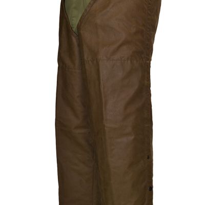 Gambali antispina totalmente impermeabili, produzione artigianale in tessuto canvas antispina trattato con grasso per barbour