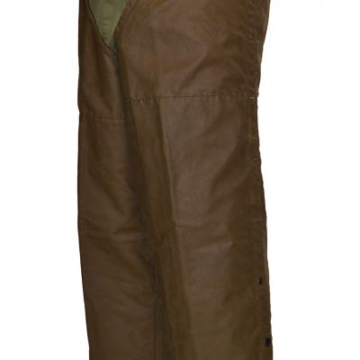 Gambali antispina totalmente impermeabili, produzione artigianale in tessuto canvas antispina trattato con grasso per barbour