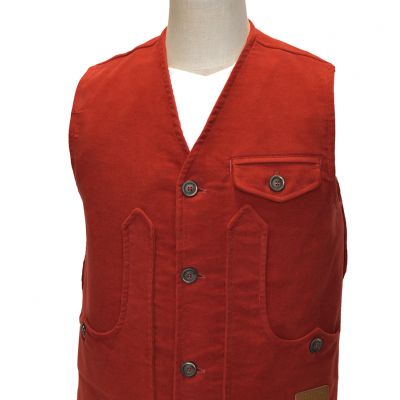Gilet realizzato  in vari tessuti, canvas, fustagno e velluto