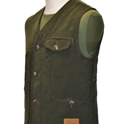Gilet realizzato  in vari tessuti, canvas, fustagno e velluto