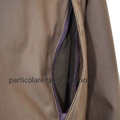 Giacca canvas  antispina totalmente antistrappo, foderata con leggero panno di lana.