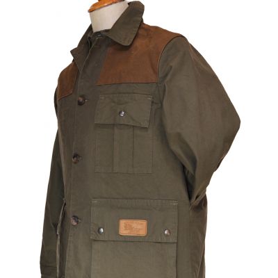 Giacca leggera sfoderata produzione artigianale in cotone canvas antispina e antistrappo