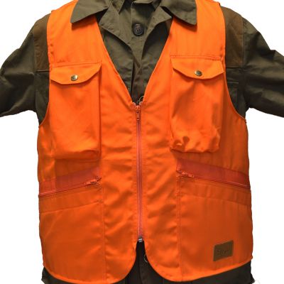 gilet 100% cotone  arancio alta visibilità