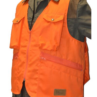 gilet 100% cotone  arancio alta visibilità