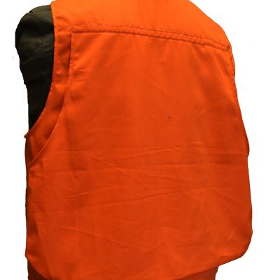 gilet 100% cotone  arancio alta visibilità