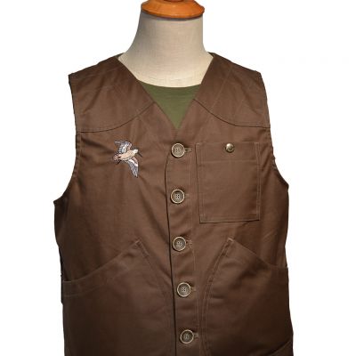 Gilet leggero alta visibilità, confezionato in cotone canvas antispina e antistrappo