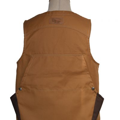 Gilet leggero alta visibilità, confezionato in cotone canvas antispina e antistrappo