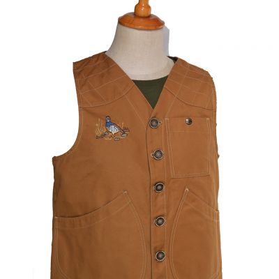 Gilet leggero alta visibilità, confezionato in cotone canvas antispina e antistrappo