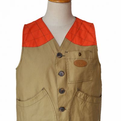 Gilet leggero alta visibilità, confezionato in cotone canvas antispina e antistrappo