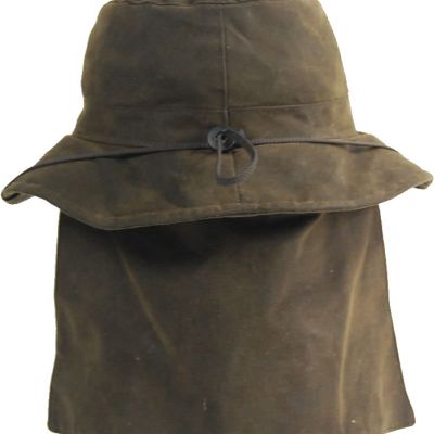 Cappello canvas rigido cerato con grasso barbour. 