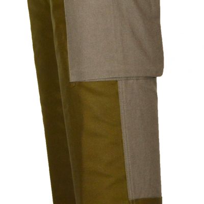 Pantaloni confezionati in cotone canvas con rinforzi in cordura,  antispina e totalmente antistrappo