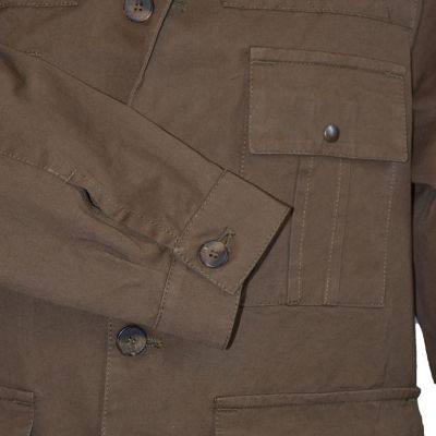 Giacca leggera sfoderata produzione artigianale in cotone canvas antispina e antistrappo