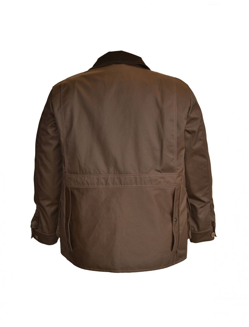 Giacca canvas  antispina totalmente antistrappo, foderata con leggero panno di lana.