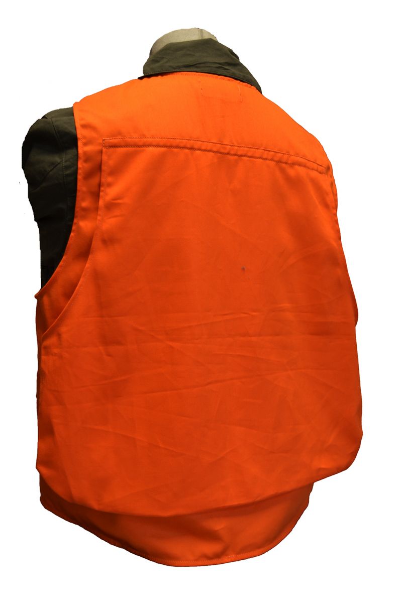 gilet 100% cotone  arancio alta visibilità