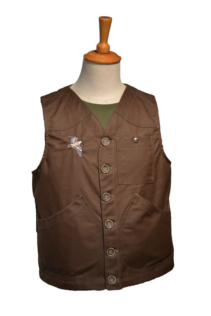 Gilet leggero alta visibilità, confezionato in cotone canvas antispina e antistrappo