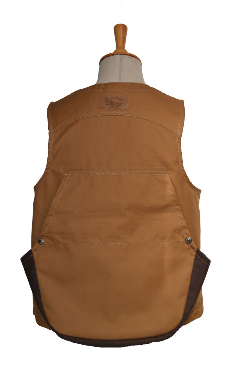 Gilet leggero alta visibilità, confezionato in cotone canvas antispina e antistrappo