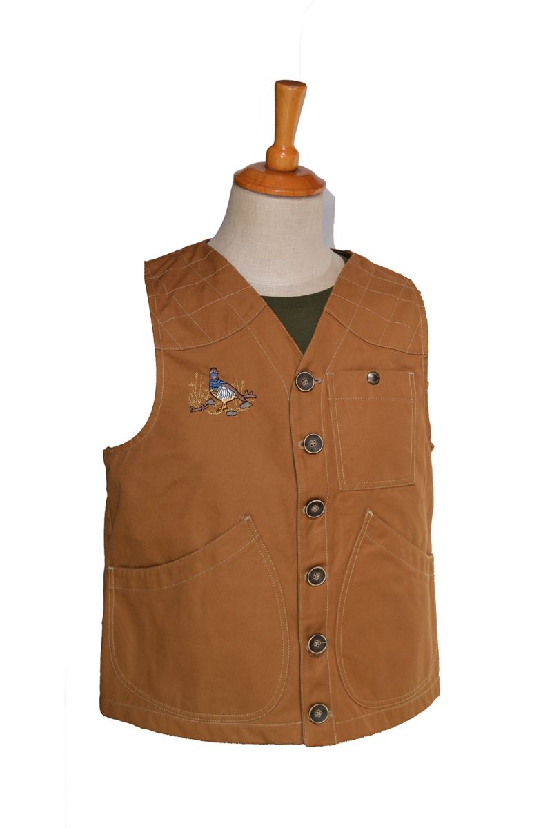 Gilet leggero alta visibilità, confezionato in cotone canvas antispina e antistrappo